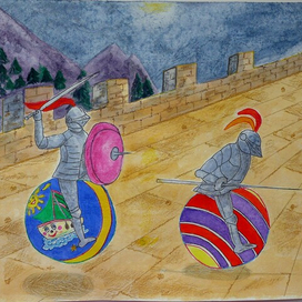 Рыцари скачут