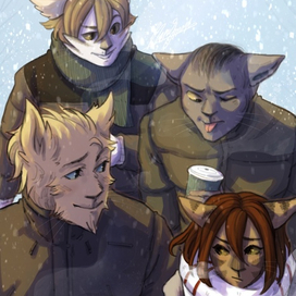 Горячий кофе