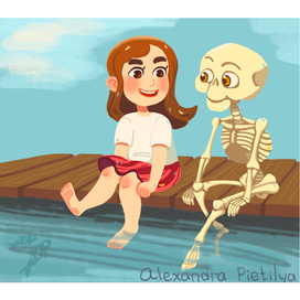 Девочка и скелет