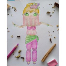 Восточная танцовщица