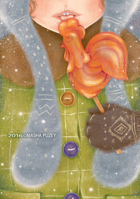 Сахарный петушок