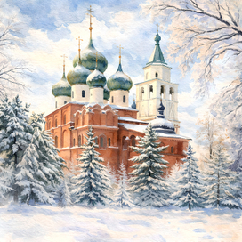 Авраамиев Богоявленский монастырь. Январь