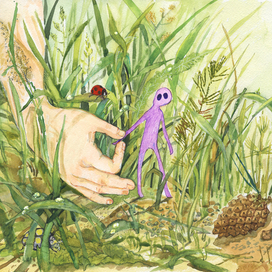 бумажный человечек