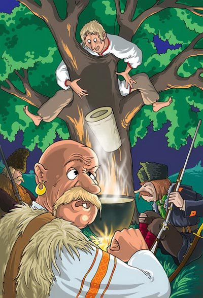 Казки про дурнiв. Дурень со ступой