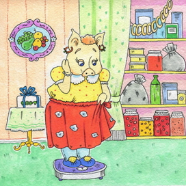 илл.к книге В.Ткачёвой " Разноцветные стихи " . Изд."Маска"