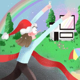 Новогодняя иллюстрация