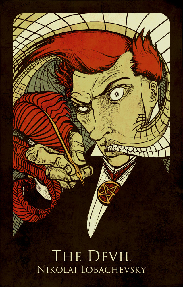 Tarot of Science - Дьявол - Николай Лобачевский