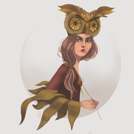 девушка Филин из вселенной Уэса Андерсона))