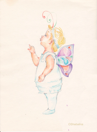 Эскиз костюма "Мотылек"