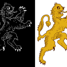 лев геральдика