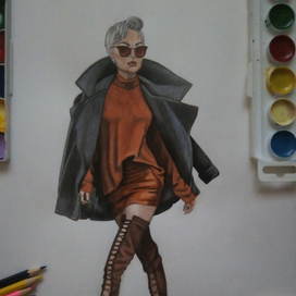 Фэшн-иллюстрация 