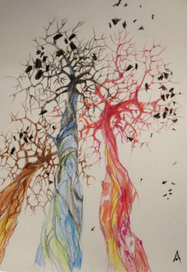 За нашими окнами птицы