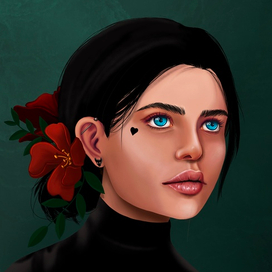 Девушка цветок 