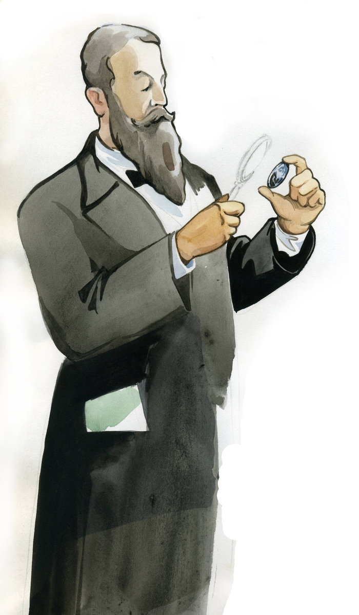 "Нумизмат" Набросок к плакату