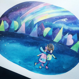 Акварельные иллюстрации