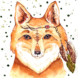 Лиса индеец 