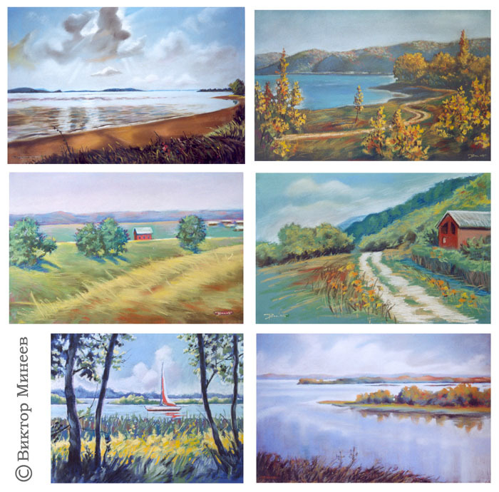 Волжские пейзажи 