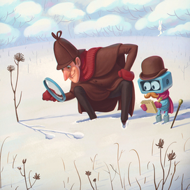 Иллюстрация для детского журнала