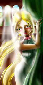 Девушка в стиле аниме