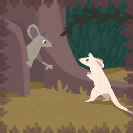 Иллюстрация к сказке "Серая мышка" 2