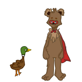 Медведь и утка