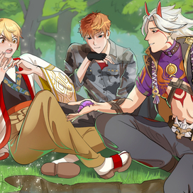 кроссовер фанарт