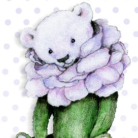 Авторский мишка художника-теддиста Юлии Мавлютовой (г. Москва)