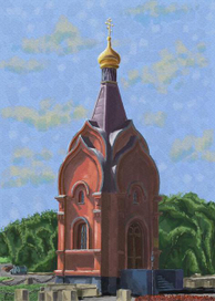 Часовня на площади Баварина.