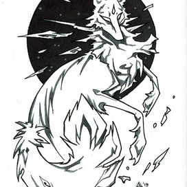 Inktober day 3 Freeze