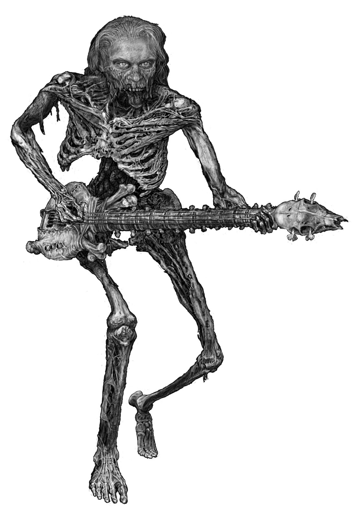 Музыкант эскиз 