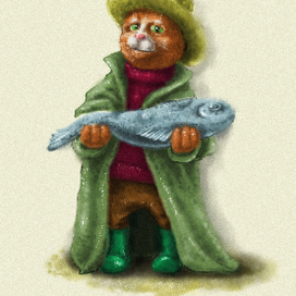 Рыжий и рыба