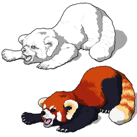  CG art животные