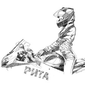 Рита на байке