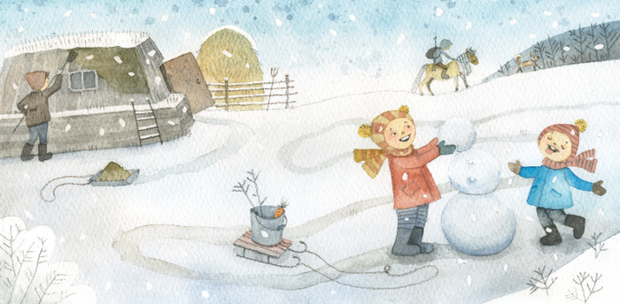 Книжка-картинка Осень (на Севере, Времена года)