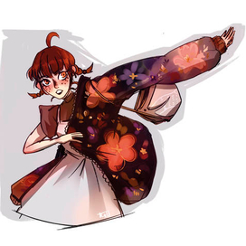 Девчонка собирается на свидание 