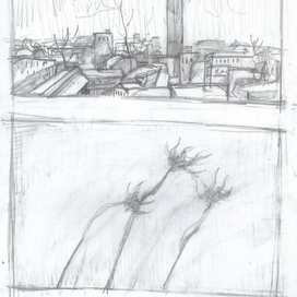 город и трава