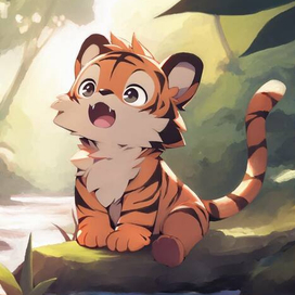 Милый тигренок