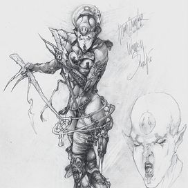 snake woman концепт