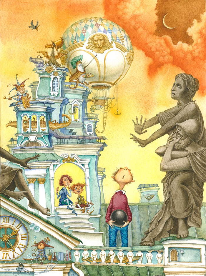 На крыше Эрмитажа