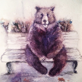 Осенний медведь