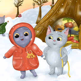 Иллюстрация к рассказу про мррчавкалок