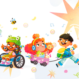 Дизайн персонажей для детской книги