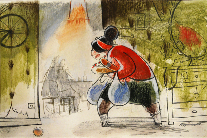 эскиз к чудику . В.Шукшин