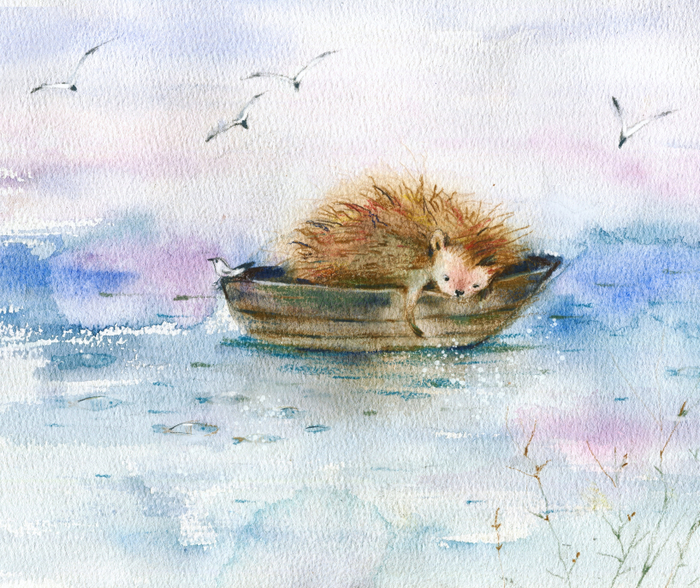 Ёжик и море