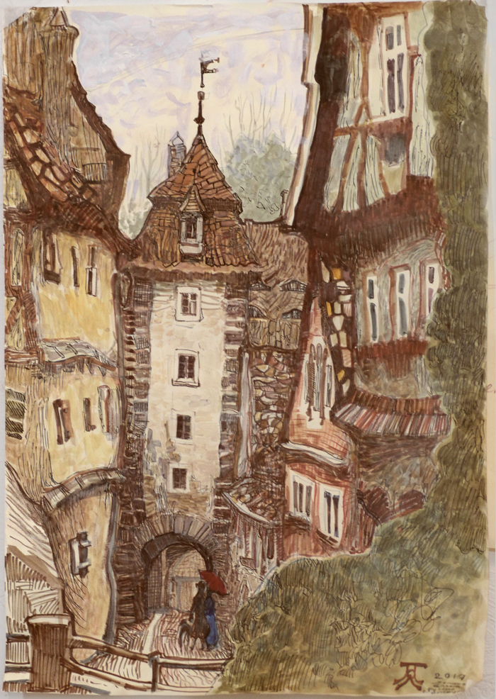 Трансильванская улочка