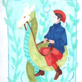 Мальчик на коньке