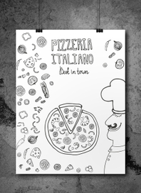 Анонс итальянской пиццерии