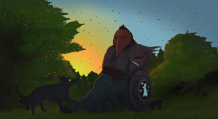 в лесу что-то намечается