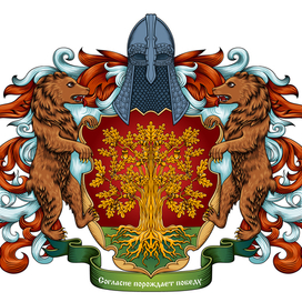 Герб в векторе