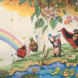 Иллюстрация к сказке "Ласка-разведчица"